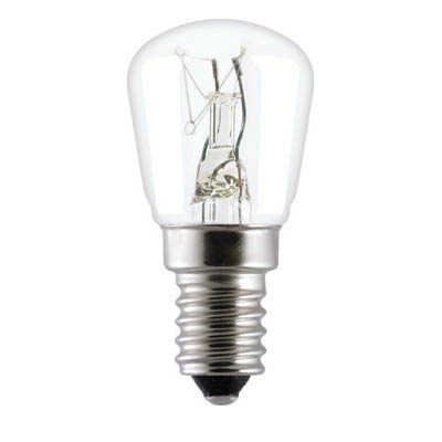 נורת ליבון פיגמי למקרר General Electric E14 15W 2.7K 